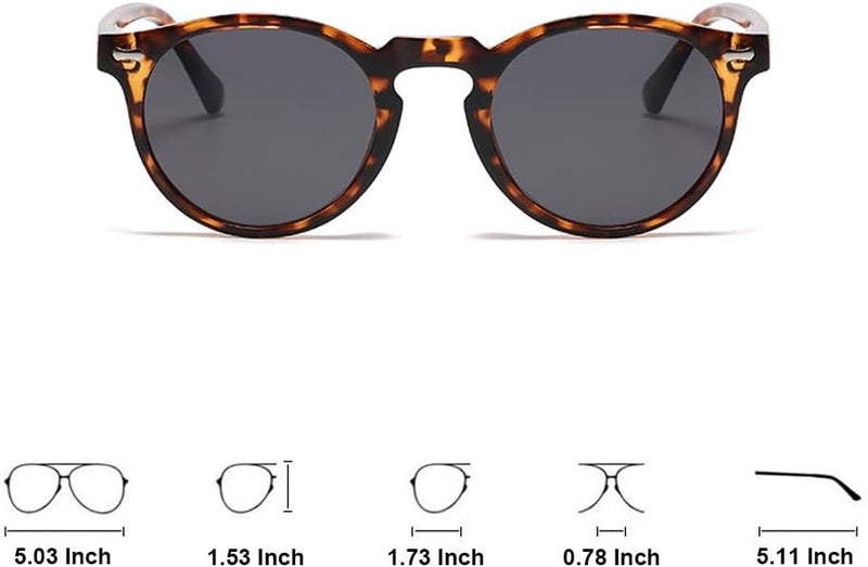 Ridering Kids Polarized Round Sunglasses,Cute Retro Sun Glasses for Toddler Girls Boys Party Beach Shades Age 3-9 - Image 4